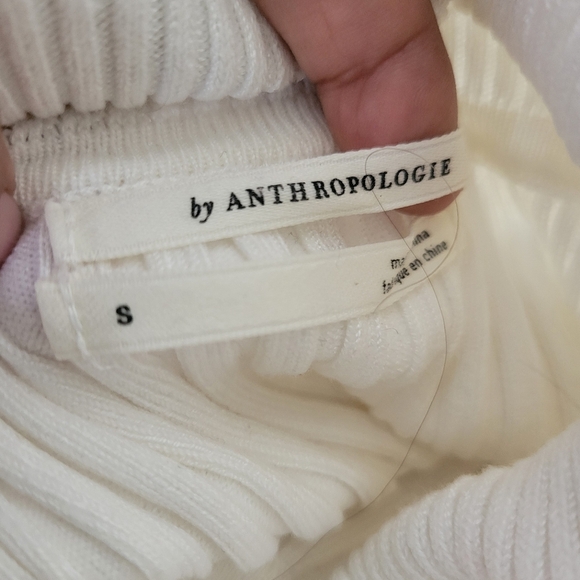 Anthropologie Ribbed Turtleneck Size Small - Picture 4 of 8